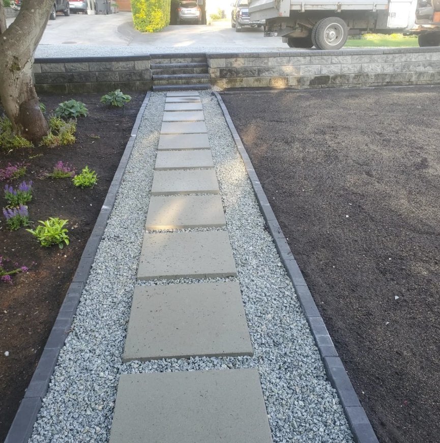 Paver patio and walkway project 7